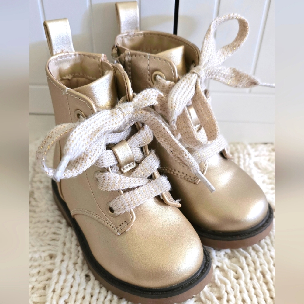 Cat & Jack Gold Boots